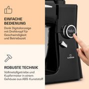 Klarstein Küchenmaschine, Universalküchenmaschinen, 3-in-1 Küchenmaschinen, Rührgeräte & Mixer, Teigmaschine mit Fleischwolf, Küchenmaschine, Teigmaschine Knetmaschine 10L Schüssel, 2000W