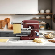 Fentic Kuchenmaschine mit Nudelmaschine – 2000W – Knetmaschine mit Nudelmaschine Elektrische – Pasta Maker - 6,2L Edelstahl Rührschüssel (Rot)