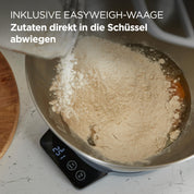 Kenwood Prospero+ KHC29A.R0SI Küchenmaschine, 4,3 L Edelstahlschüssel, inkl. 10-teiligem Zubehör-Set mit Fleischwolf, Glas-Mixer, Zitruspresse, Entsafter und mehr, inkl. EasyWeigh Waage, 1000W, Silber
